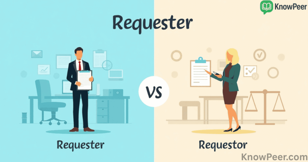 Requester vs Requestor