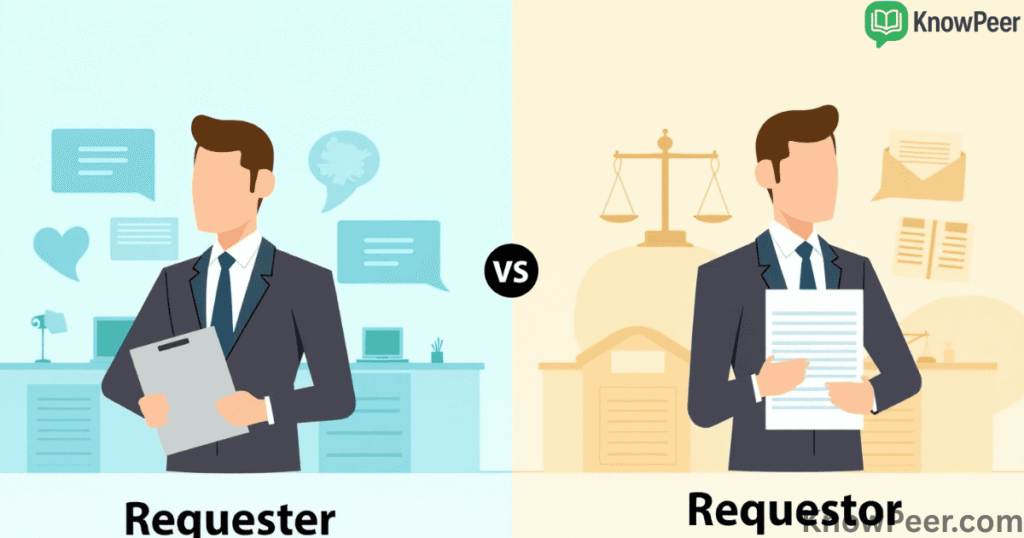 Requester vs Requestor