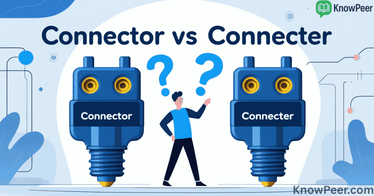Connector or Connecter