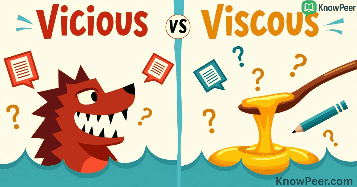 Vicious vs Viscous