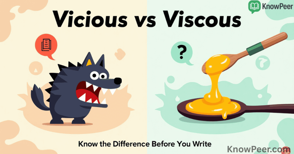 Vicious vs Viscous