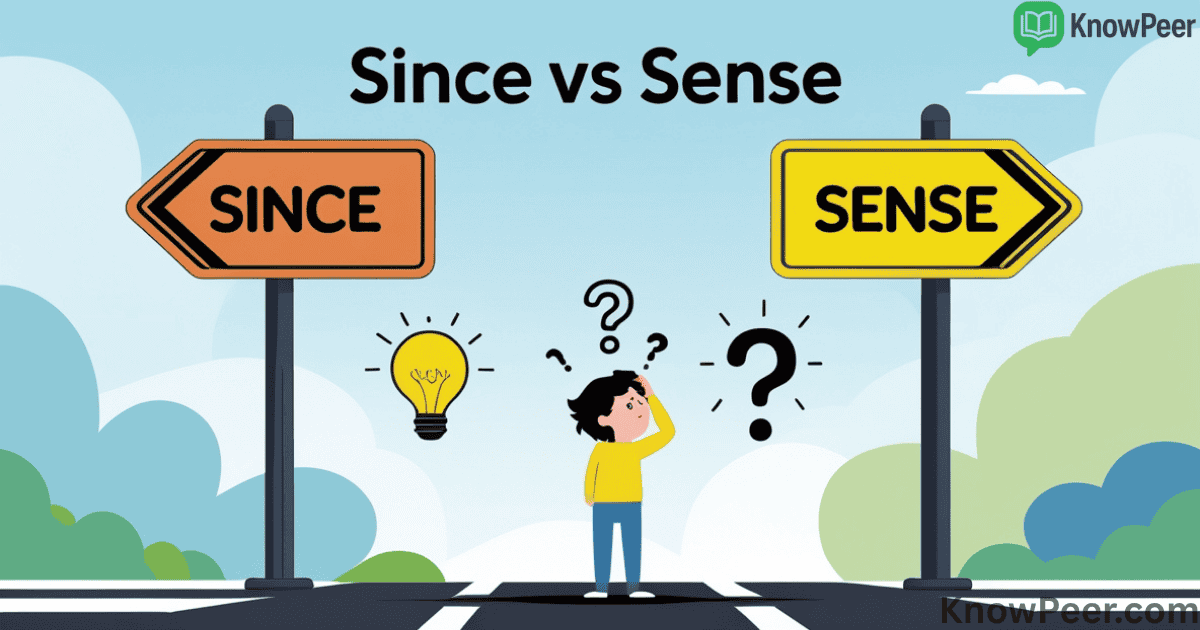 Since vs Sense