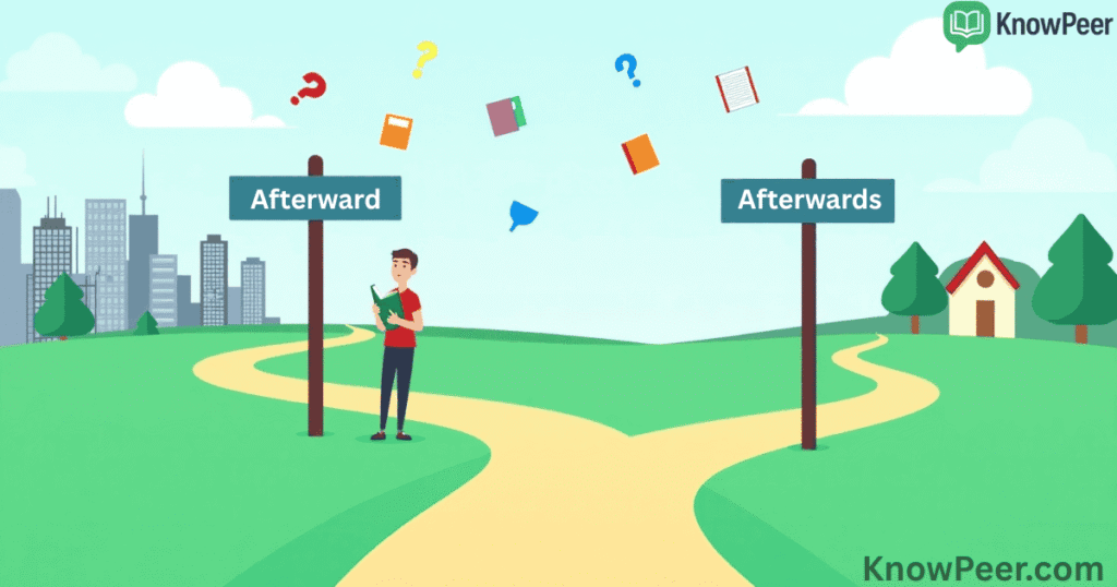 Afterward vs Afterwards
