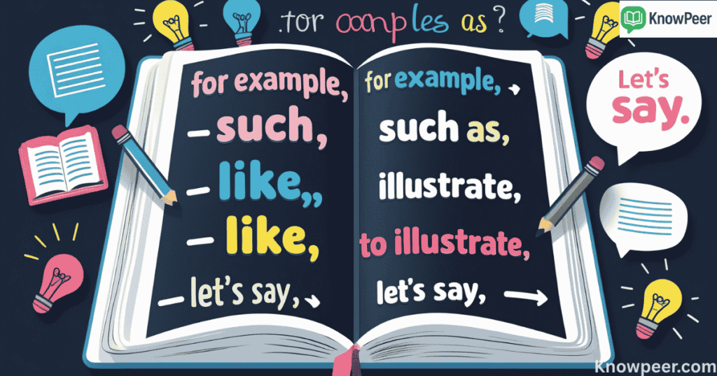Other Ways to Say For Example