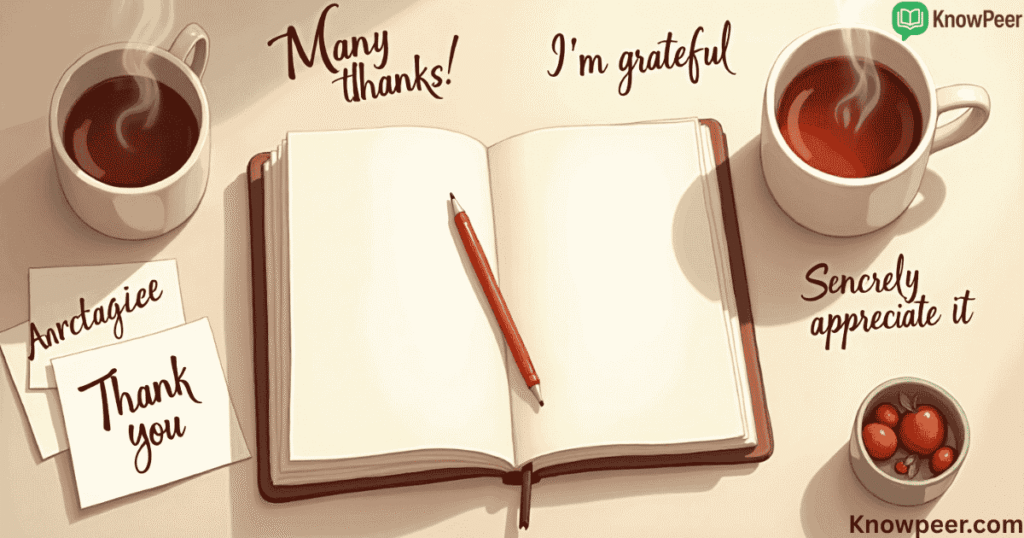 Other Ways to Say Thank You