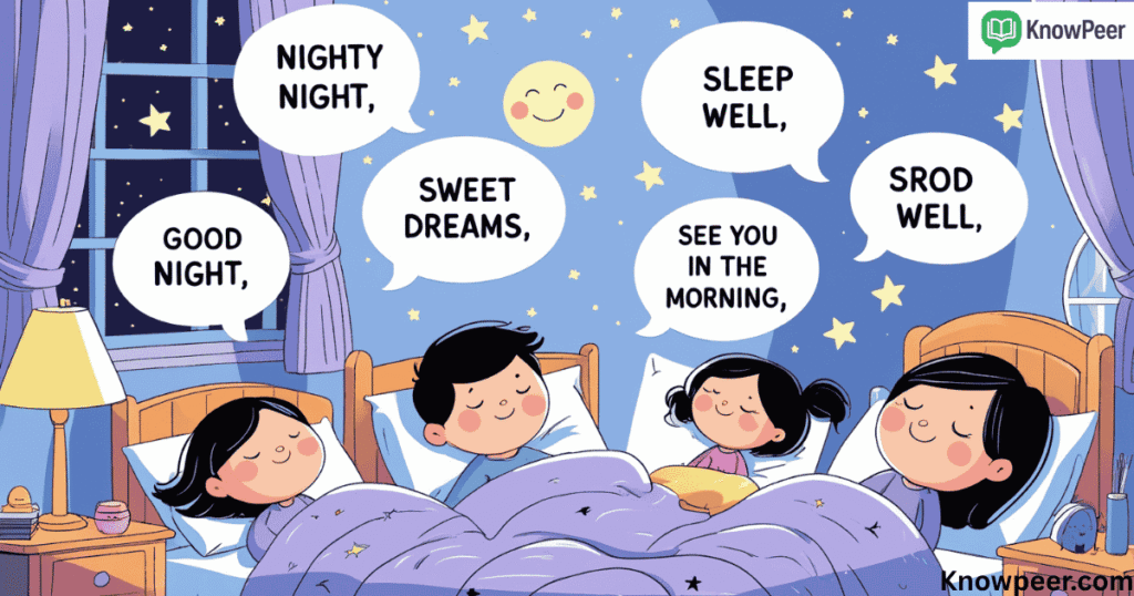 Good Night Other Ways to Say