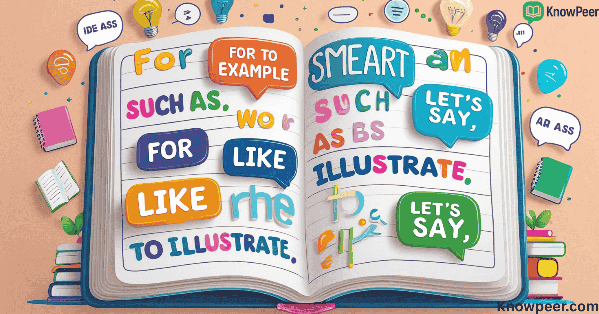 Other Ways to Say For Example