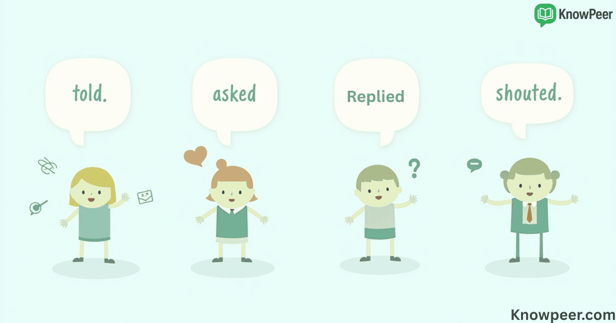 Other Ways to Say Said