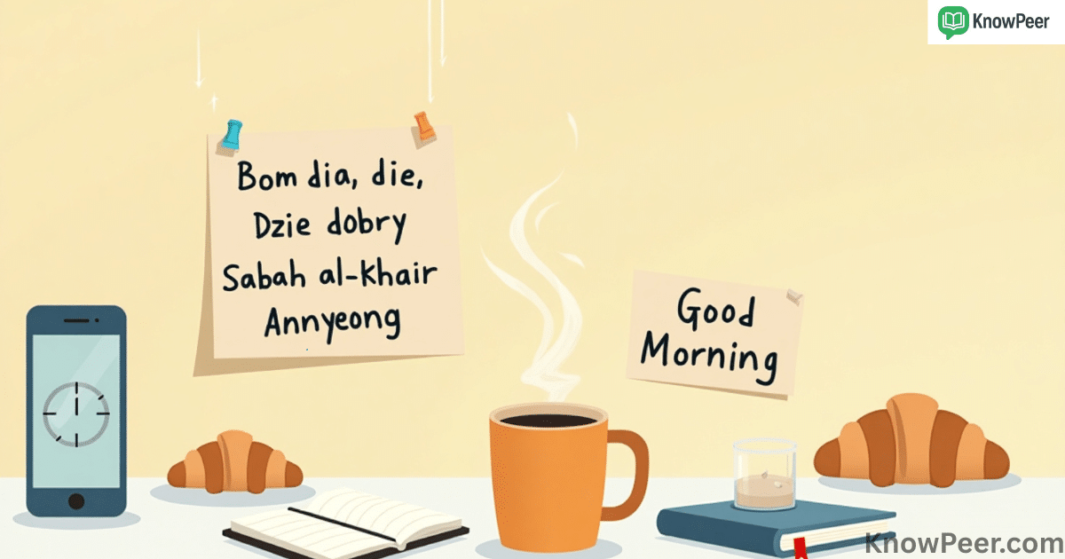 Other Ways to Say Good Morning
