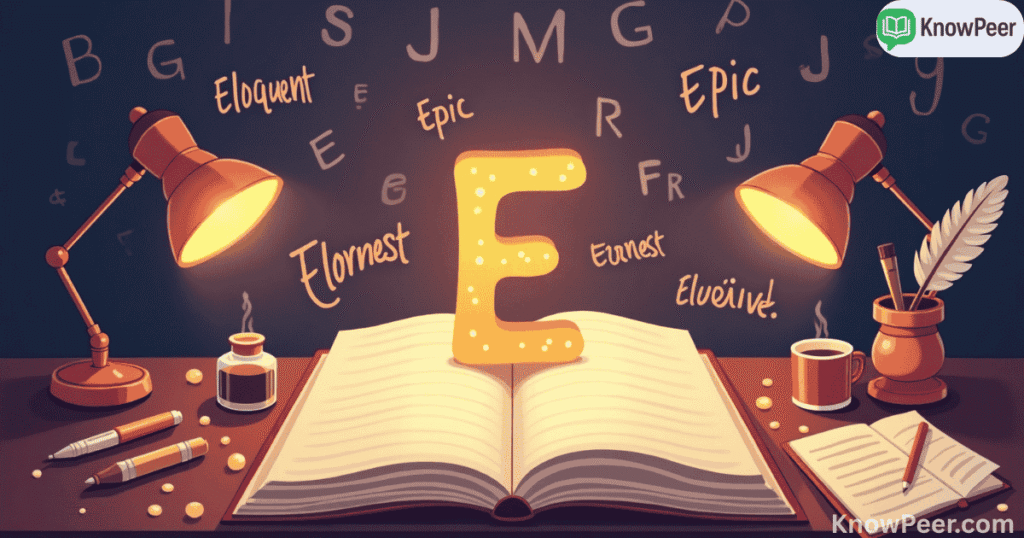 Adjectives That Start With E