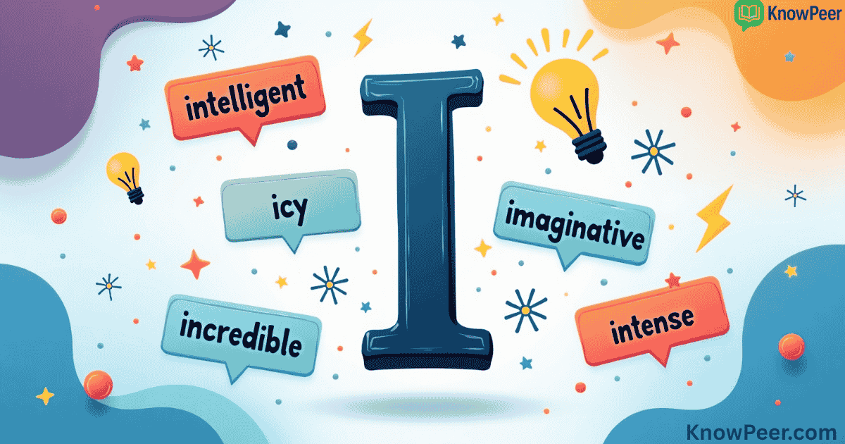 Adjectives That Start With I