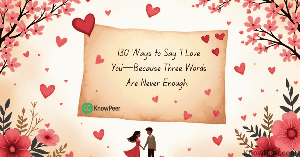 other ways to say i love you
