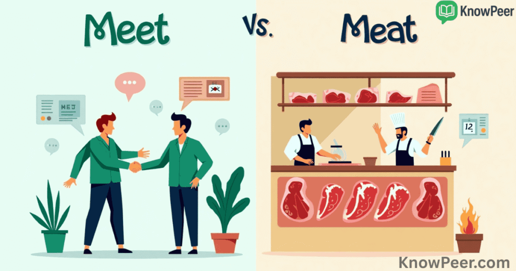 Meet vs Meat