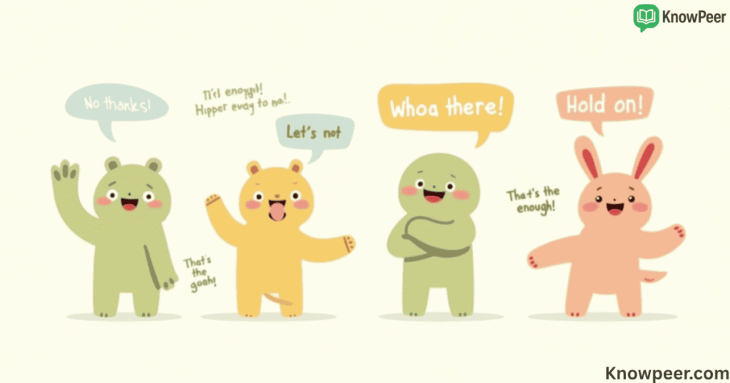 Other Ways to Say Stop