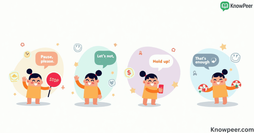 Other Ways to Say Stop