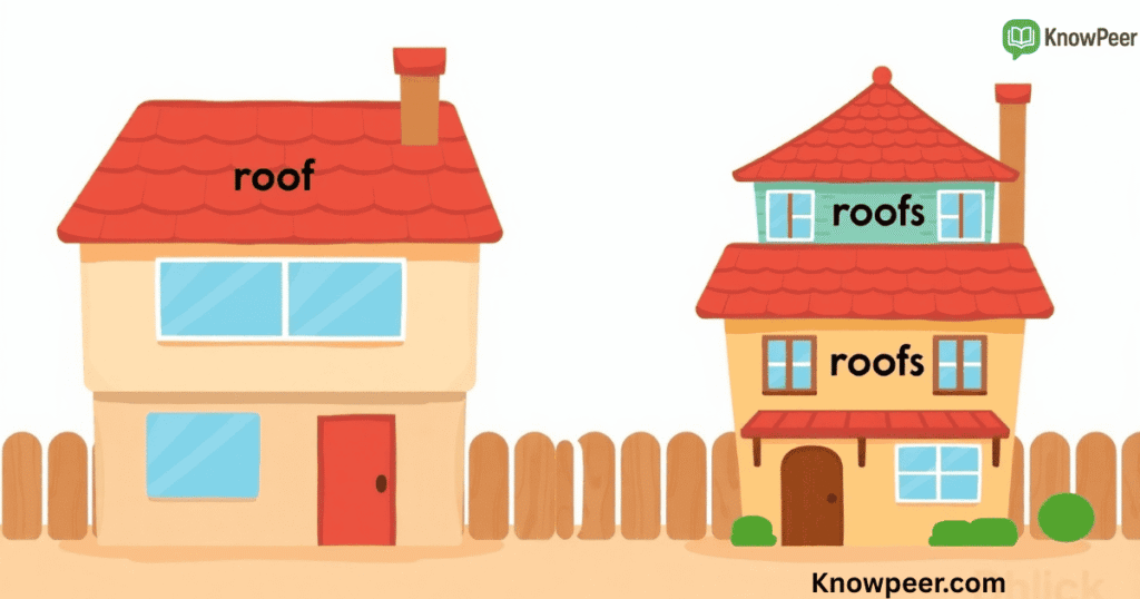 Plural of Roof