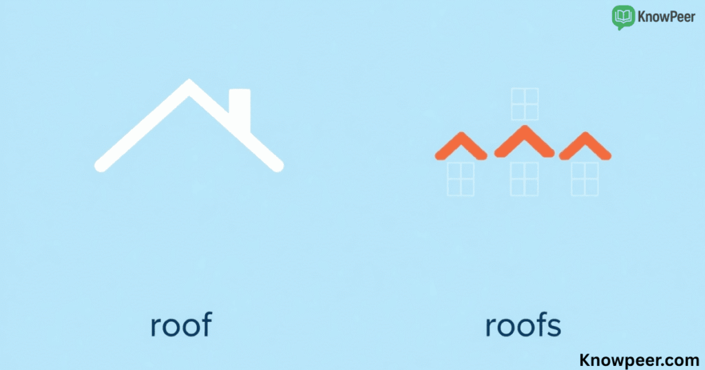 Plural of Roof