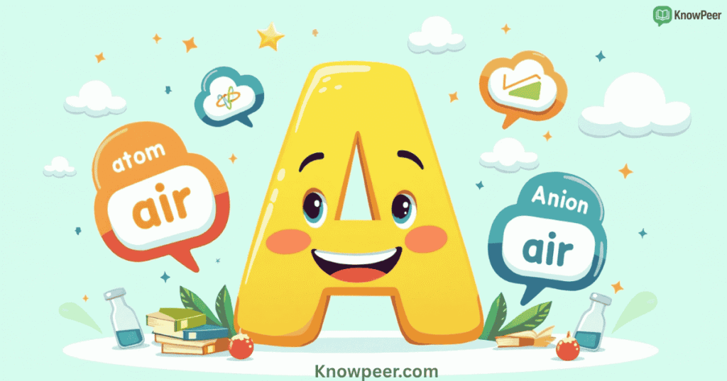 Science Words That Start With A