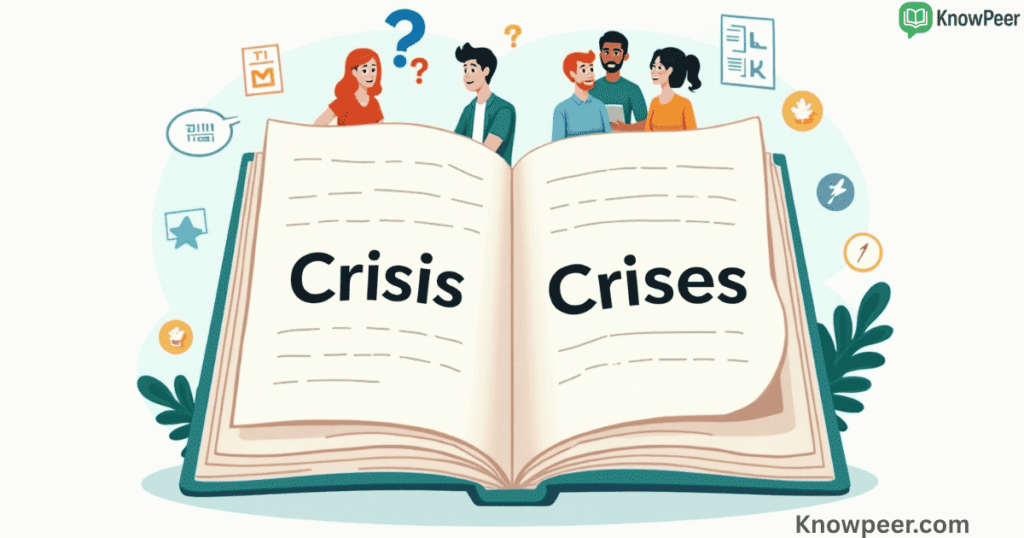 Plural of Crisis