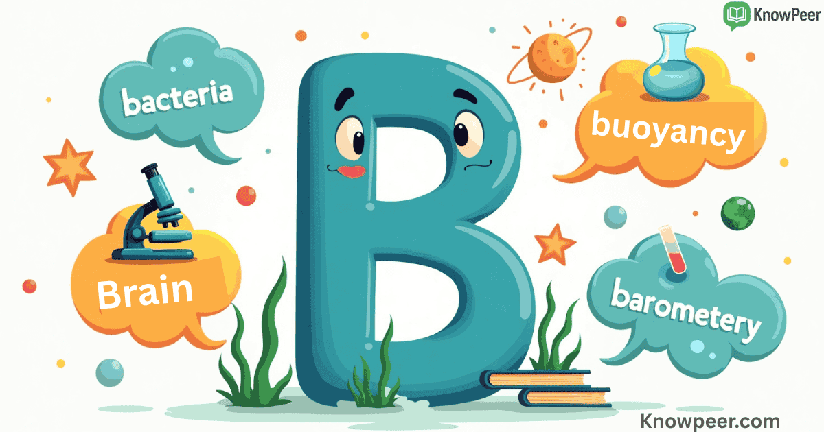 Science Words That Start with B