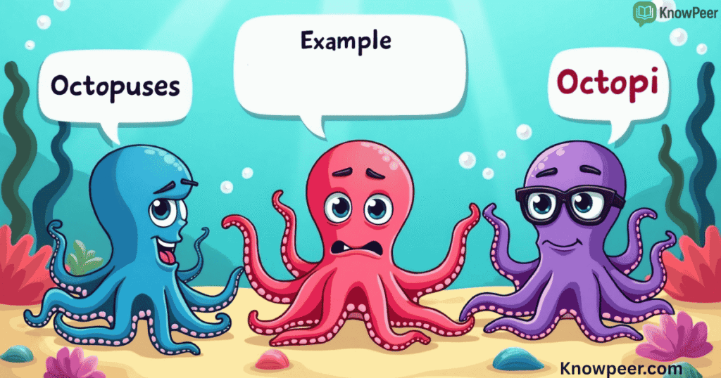 Plural of Octopus