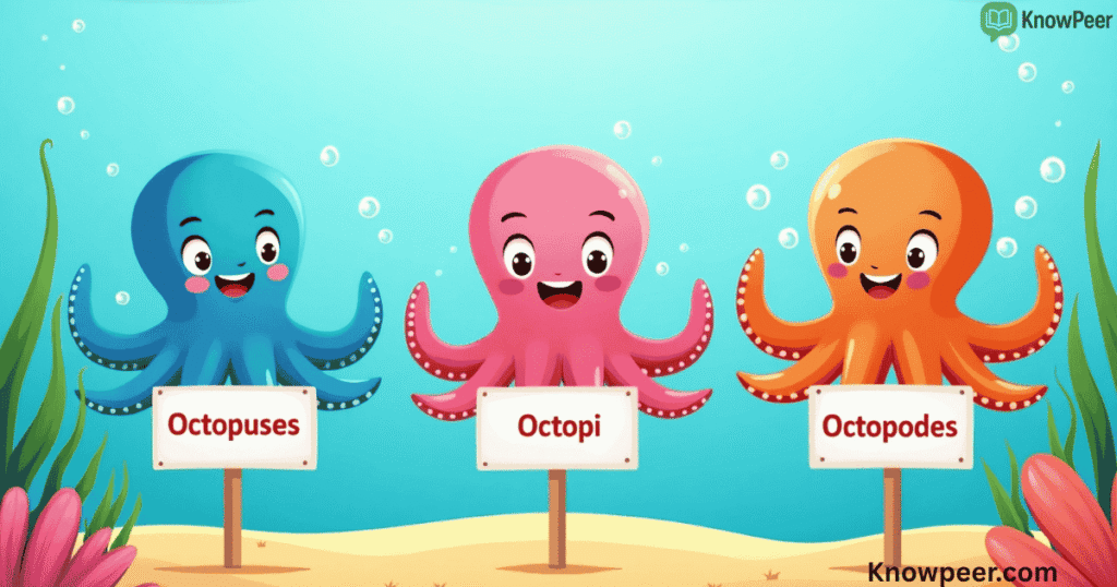 Plural of Octopus