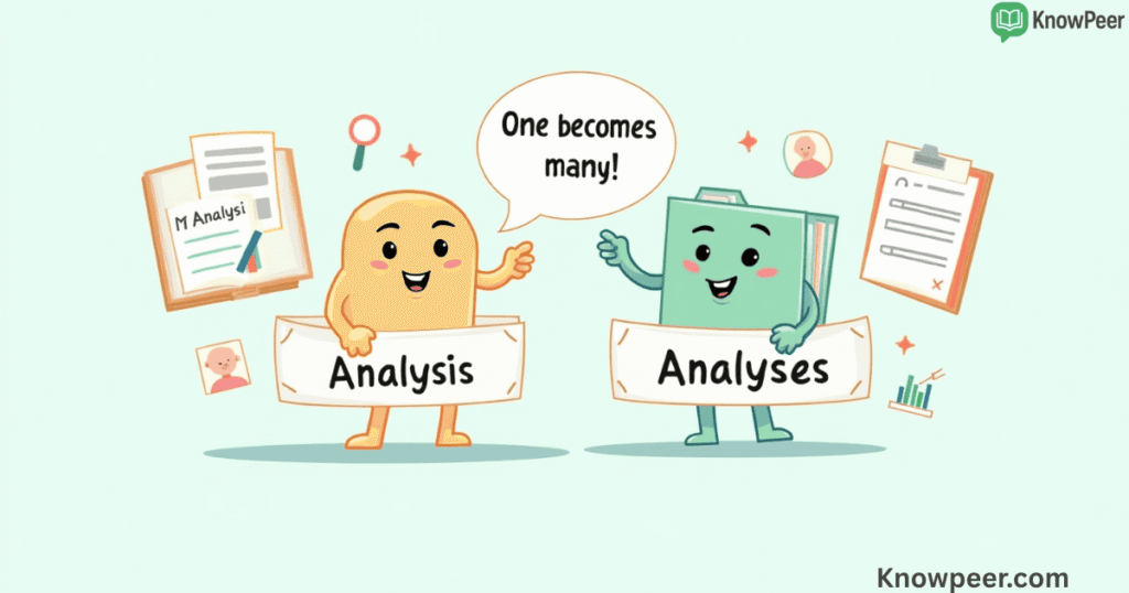 Plural of Analysis