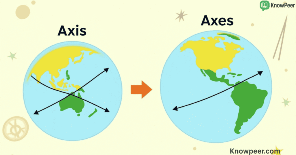 Plural of Axis