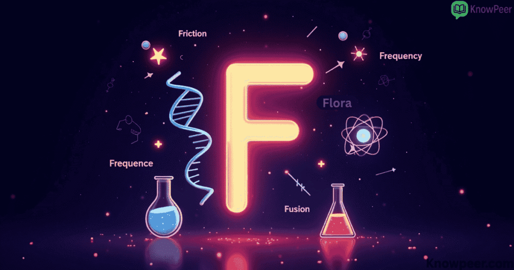 Science Words That Start With F