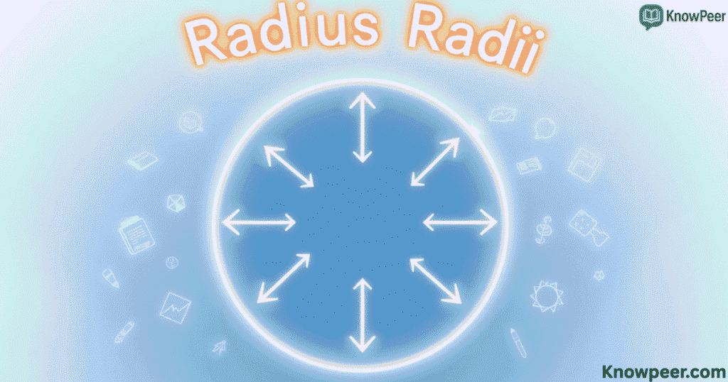 Plural of Radius