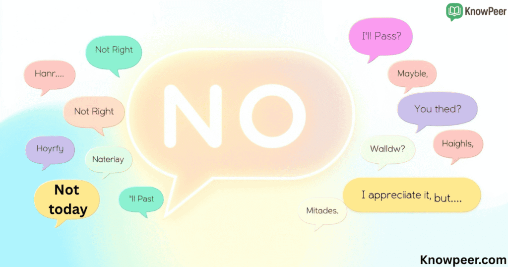 Other Ways to Say No