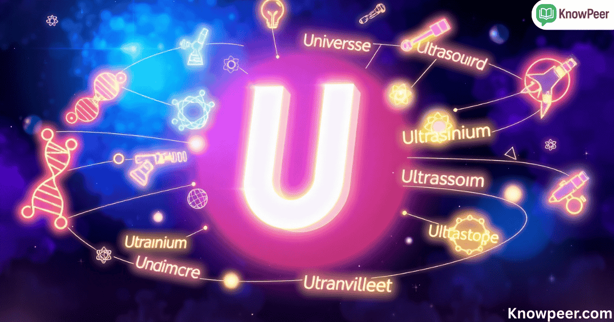 Science Words That Start With U