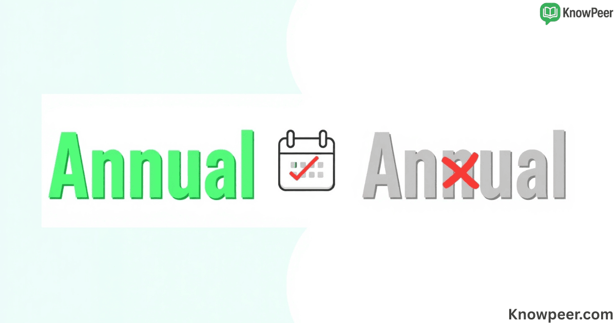 Annual vs Anual