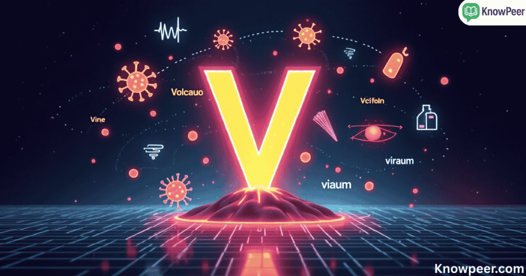 Science Words That Start With V
