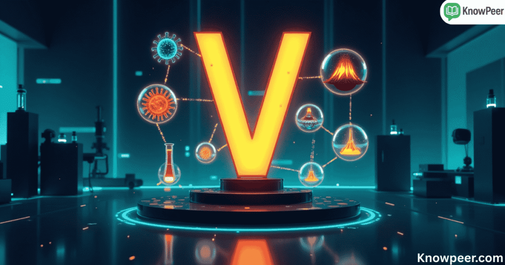 Science Words That Start With V