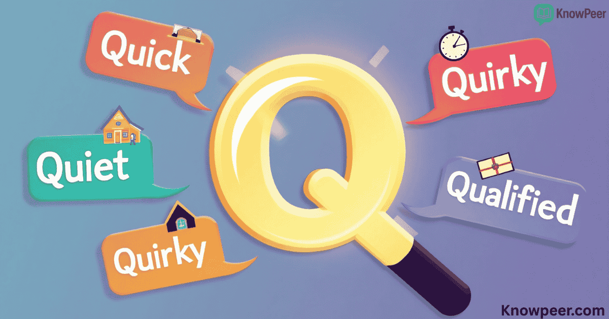 Adjectives That Start With Q