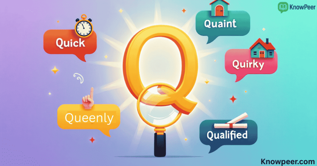 Adjectives That Start With Q