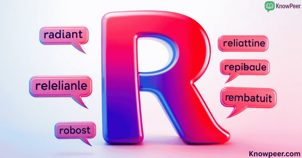 Adjectives That Start With R