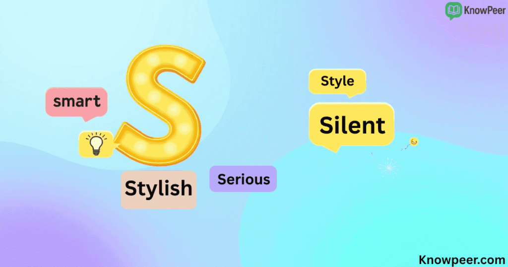 Adjectives That Start With S