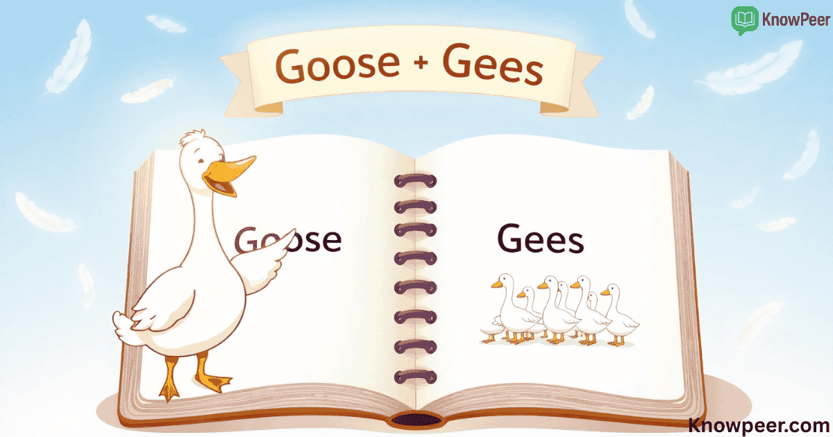 Plural of Goose