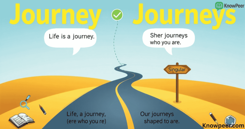 Plural of Journey