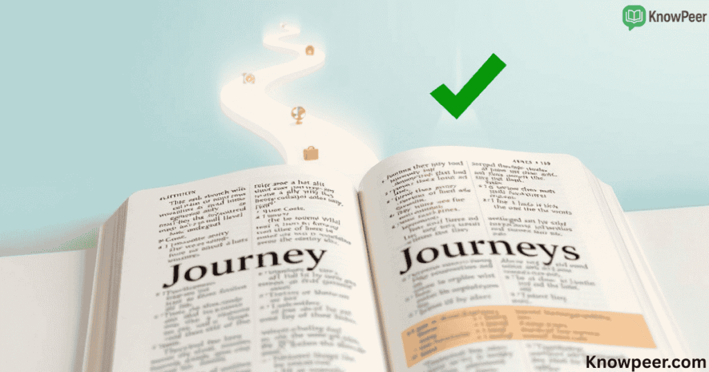 Plural of Journey