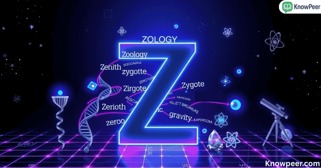 Science Words That Start With Z
