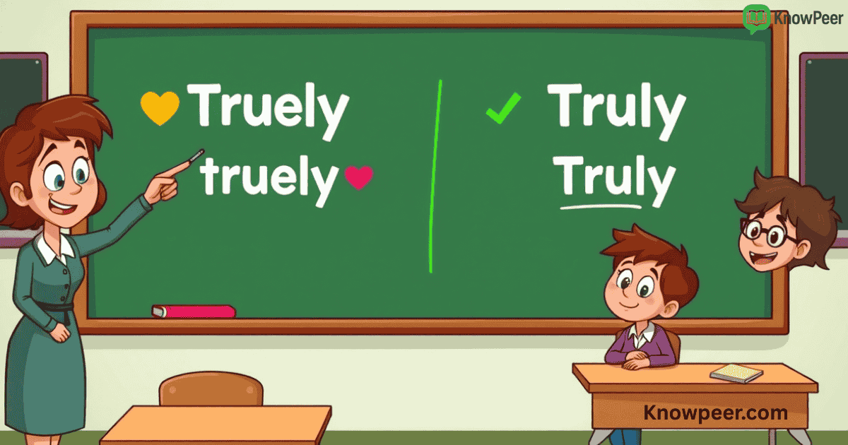 Truely or Truly
