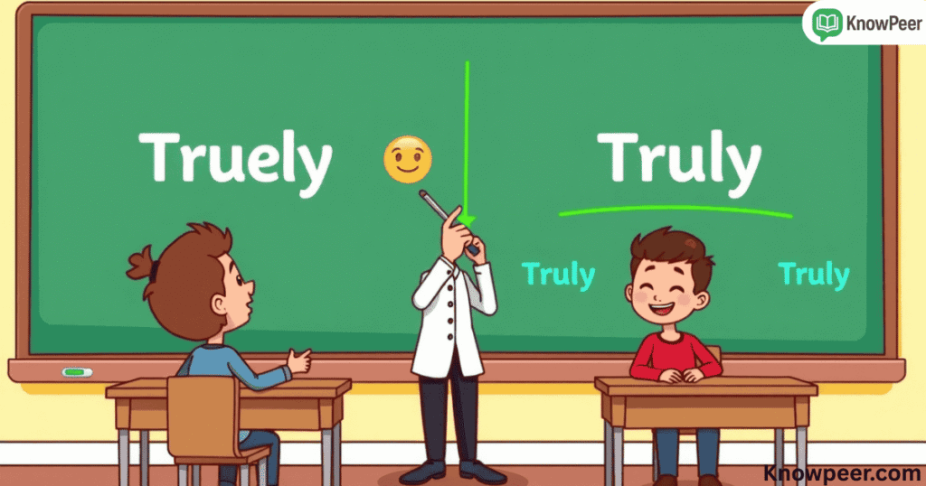 Truely or Truly
