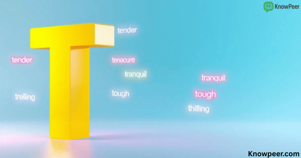 Adjectives That Start With T