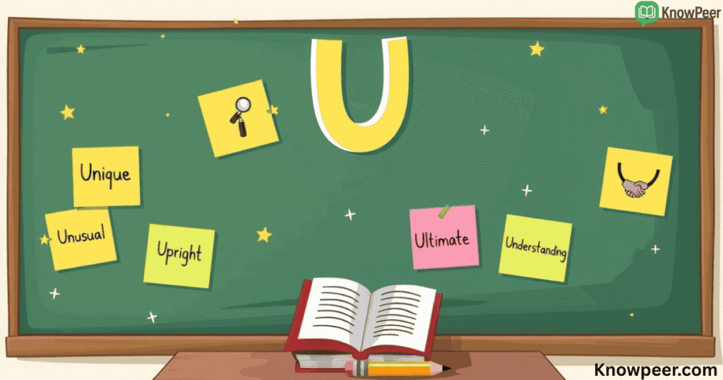 Adjectives That Start With U