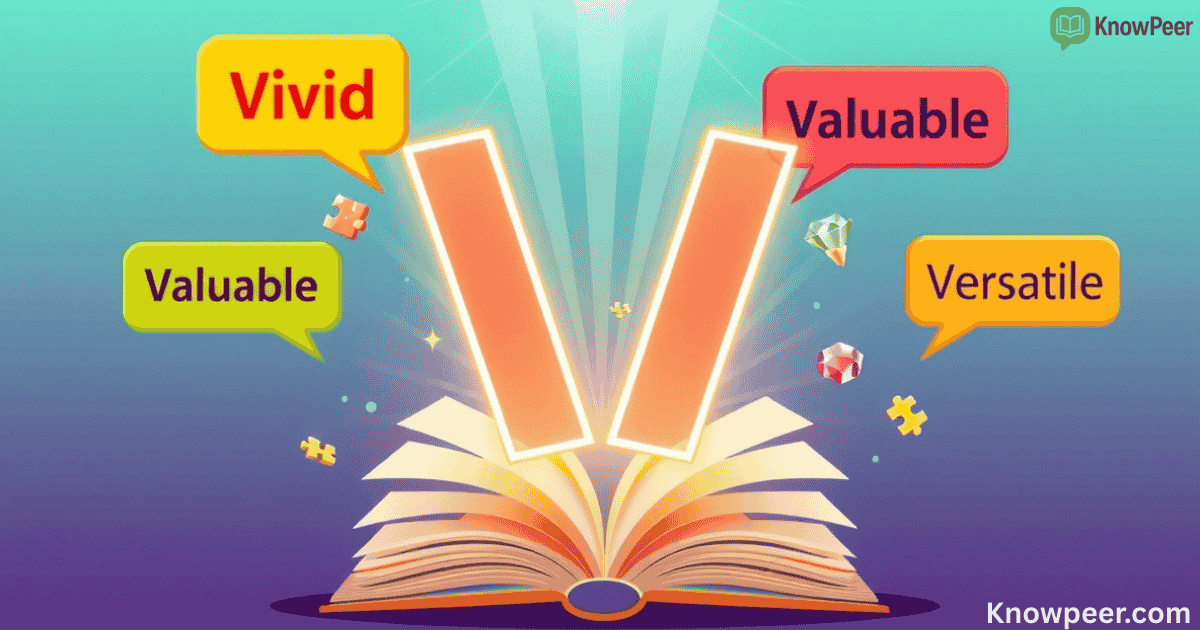 Adjectives That Start with V
