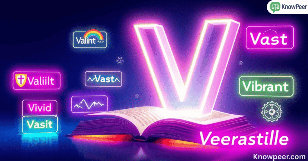 Adjectives That Start with V