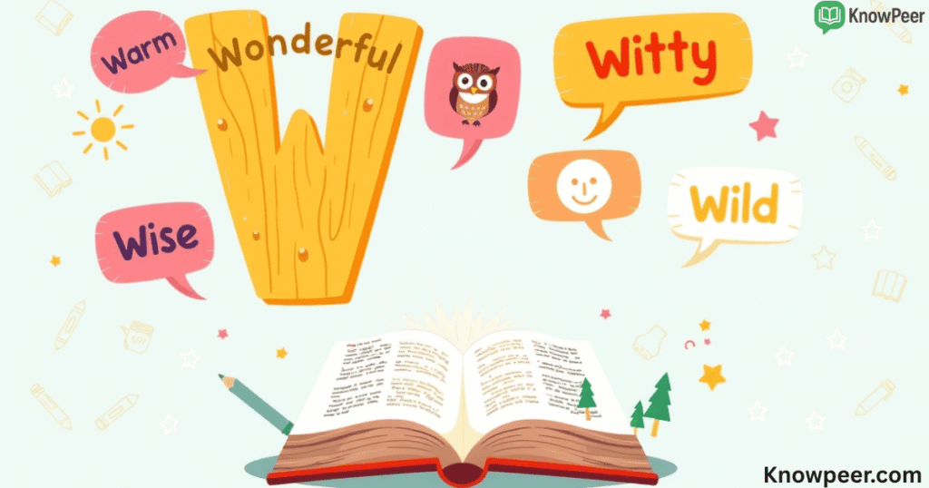 Adjectives That Start With W